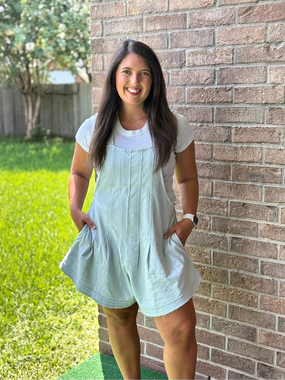 Light Blue Romper